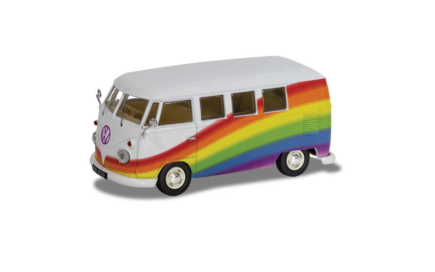 CORGI CC02739 VW Campervan Peace Love And Rainbows 3 CORGI CC02739 VW Campervan Peace Love And Rainbows