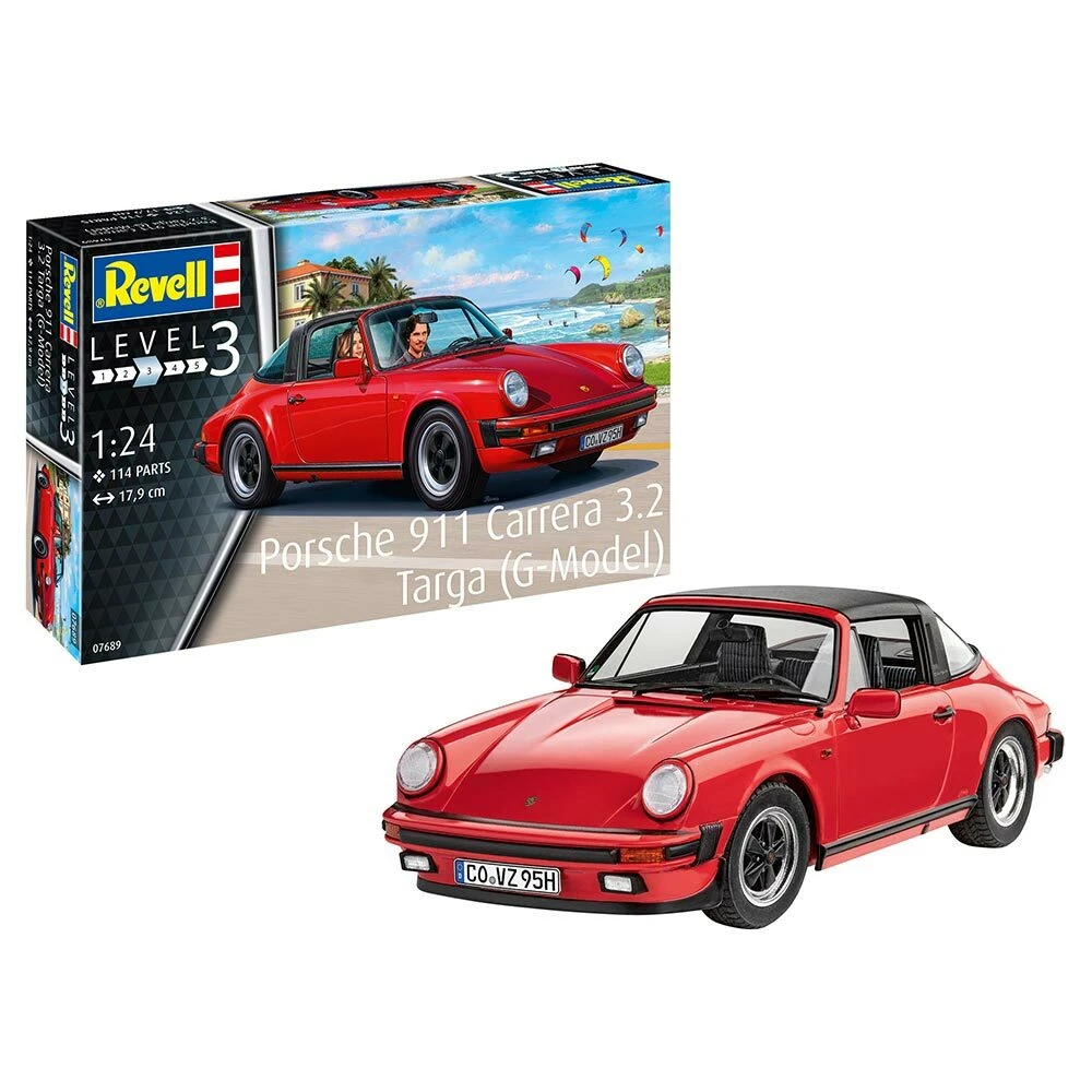 Revell 07689 Porsche 911 G Model Targa 1:24 Plastic Model Kit 3 Revell 07689 Porsche 911 G Model Targa 1:24 Plastic Model Kit