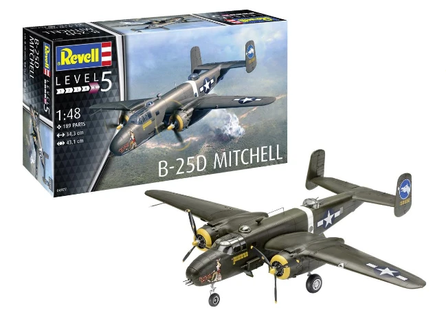 REVELL 04977 US B-25D MITCHELL (1:48 SCALE) 3 REVELL 04977 US B-25D MITCHELL (1:48 SCALE)