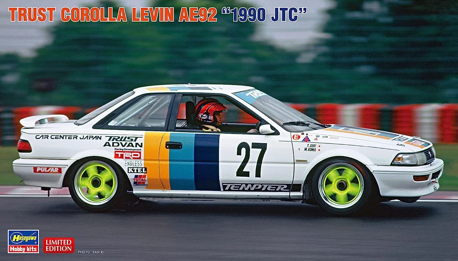 Hasegawa 20564 Trust Corolla Levin AE92 “1990 JTC” 4 Hasegawa 20564 Trust Corolla Levin AE92 “1990 JTC” - Image 2
