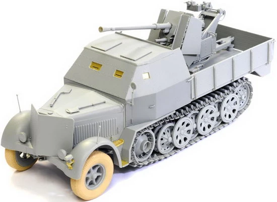 Dragon 6542 Sd.Kfz.7/2 3.7cm Flak 37 W/Armour Cab 1:35 Half-Track Model Kit 5 Dragon 6542 Sd.Kfz.7/2 3.7cm Flak 37 W/Armour Cab 1:35 Half-Track Model Kit - Image 3