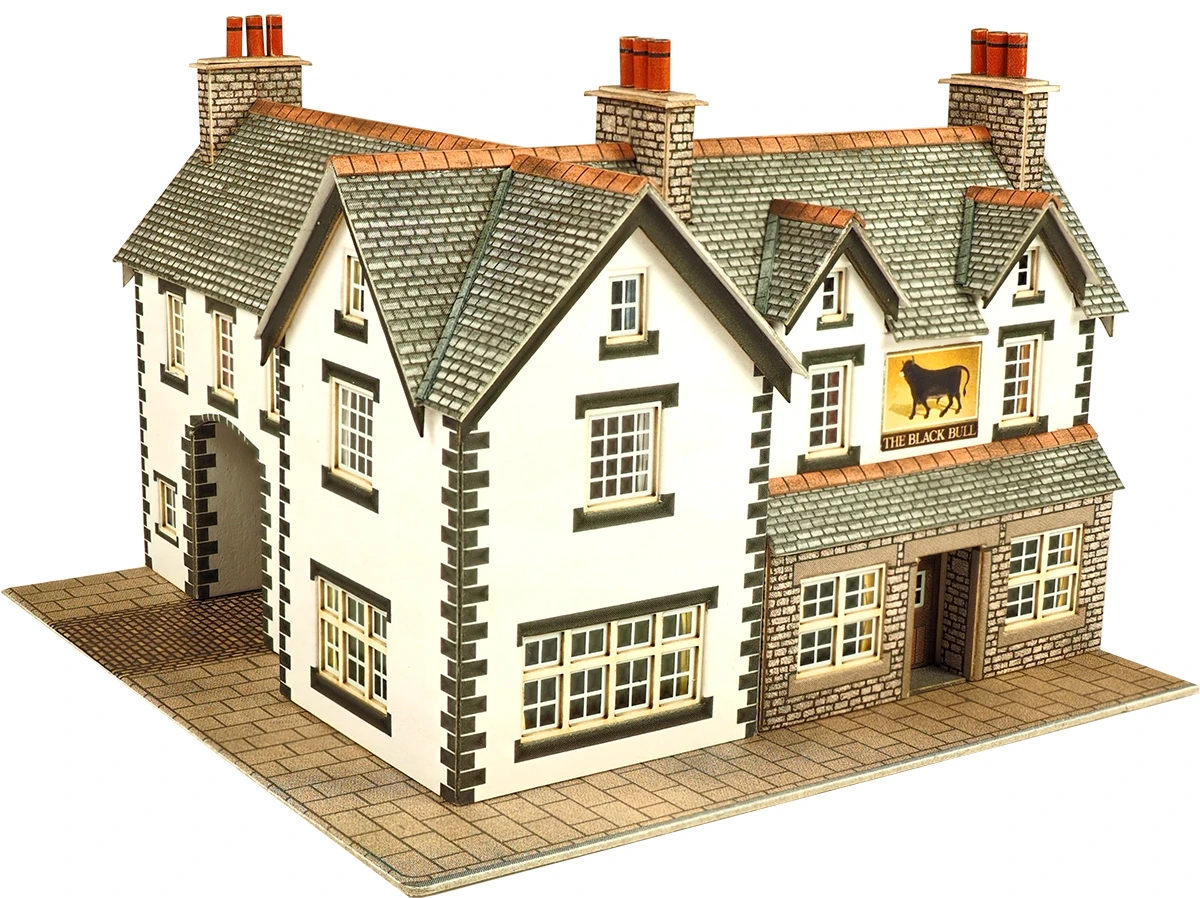 PN128 Metcalfe N Gauge Coaching Inn Kit 3 PN128 Metcalfe N Gauge Coaching Inn Kit
