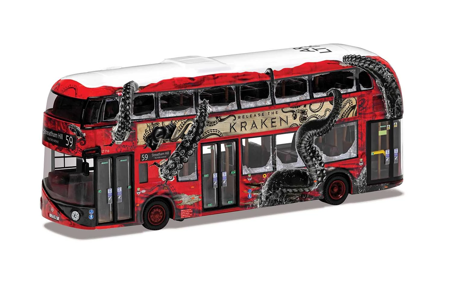Corgi OM46638B Wrightbus New Routemaster ‘Release The Kraken’- Special Edition Route B