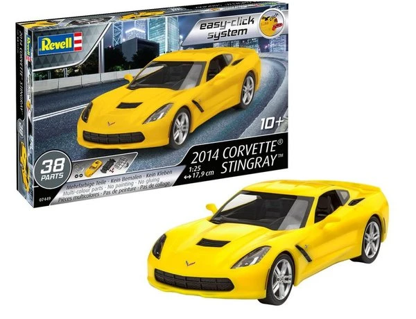 Revell 07449 – 2014 Corvette (Easy Click) 1:25 3 Revell 07449 – 2014 Corvette (Easy Click) 1:25