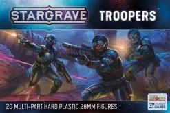 North Star STARGRAVE SGVP003 TROOPERS 20 MULTI-PART HARD PLASTIC 28MM FIGURES