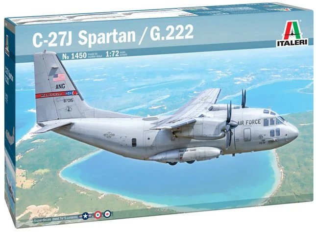 Italeri 1450 C-27J Spartan G.222 1:72 Scale 3 Italeri 1450 C-27J Spartan G.222 1:72 Scale