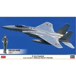 HASEGAWA 02325 1:72 F-15J EAGLE W/ J.A.S.D.F. FEMALE PILOT FIGURE