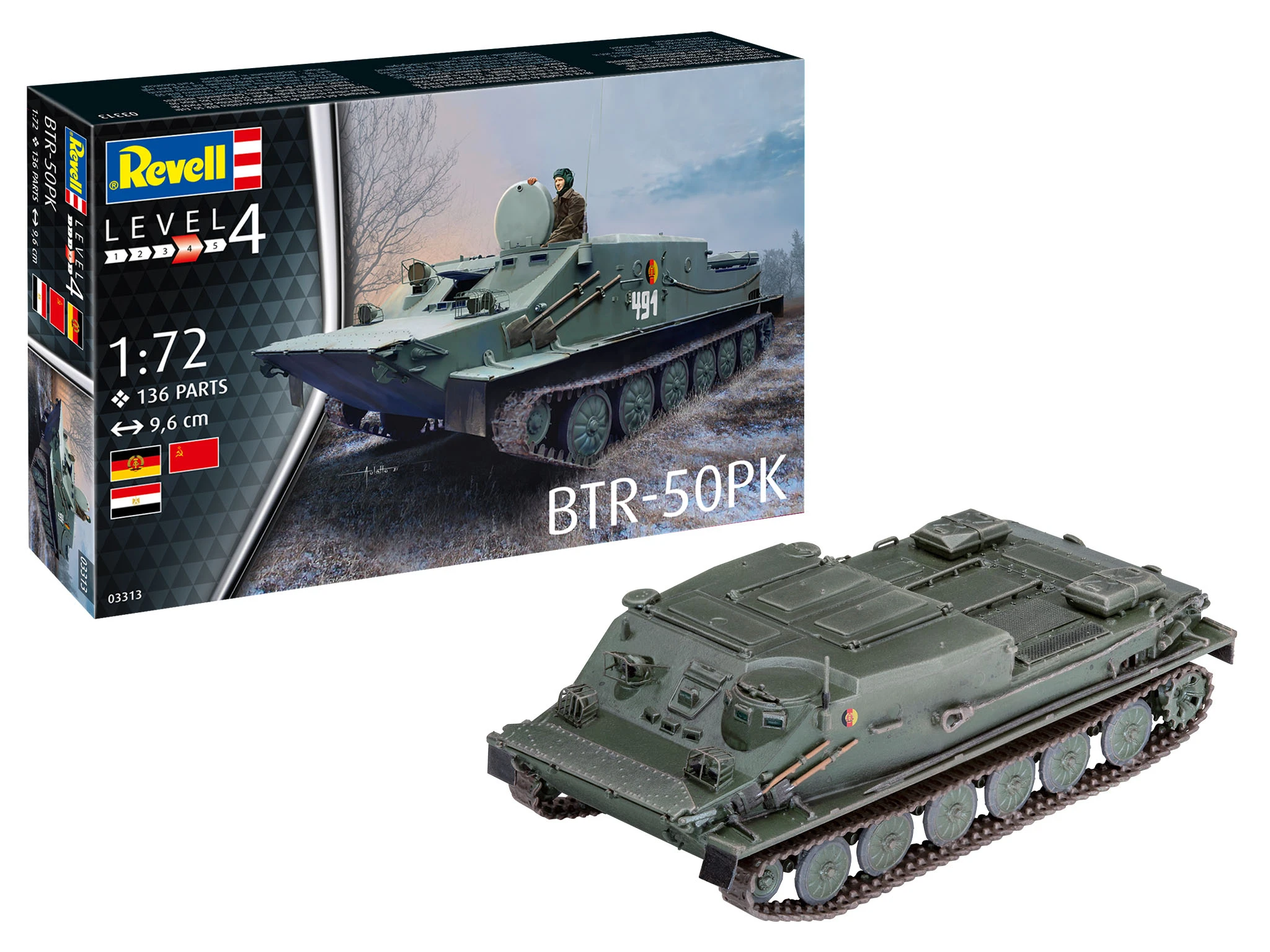 REVELL 03313 BTR-50PK 1.72 SCALE 3 REVELL 03313 BTR-50PK 1.72 SCALE