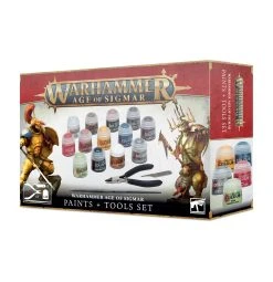 Games Workshop Warhammer Age Of Sigmar – Paint + Tools Set