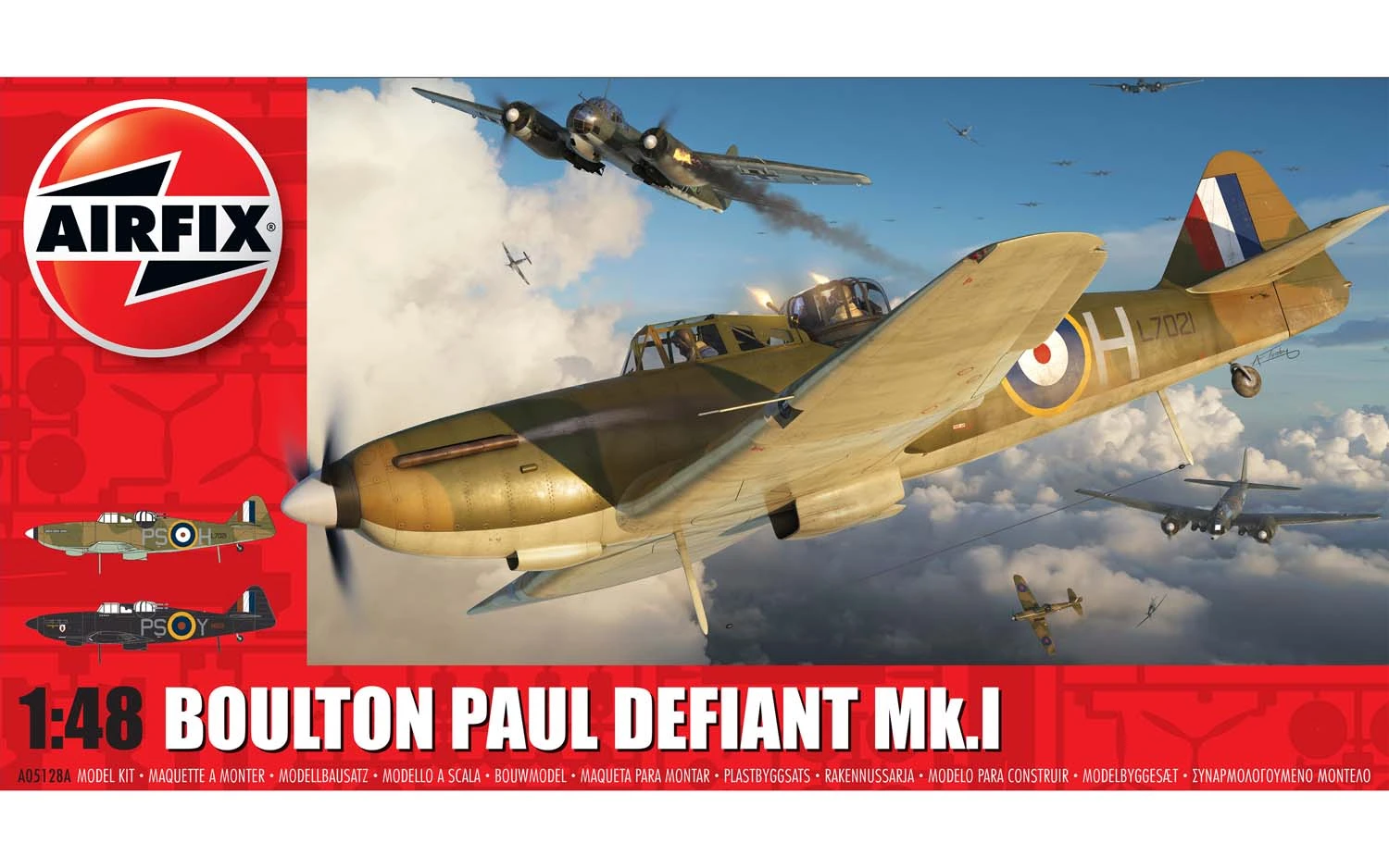 Airfix A05128A Boulton Paul Defiant Mk1 1:48 Scale 8 Airfix A05128A Boulton Paul Defiant Mk1 1:48 Scale - Image 6