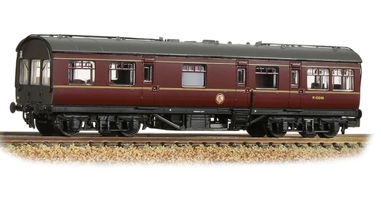 GRAHAM FARISH 374-880 LMS 50ft Inspection Saloon BR Maroon (Black Ends) 3 GRAHAM FARISH 374-880 LMS 50ft Inspection Saloon BR Maroon (Black Ends)