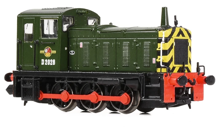 GRAHAM FARISH 371-061A Class 03 D2028 BR Green (Wasp Stripes) 3 GRAHAM FARISH 371-061A Class 03 D2028 BR Green (Wasp Stripes)