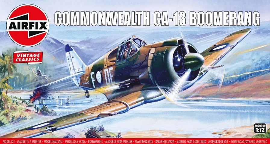 AIRFIX A02099V Commonwealth CA-13 Boomerang 1/72 SCALE 3 AIRFIX A02099V Commonwealth CA-13 Boomerang 1/72 SCALE