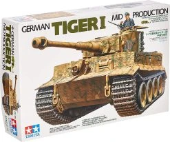 TAMIYA 35194 German Tiger I Mid Production Tank 1:35 Military Model Kit -Warlordgames Shop 930d1add9e191455e4c3b744b039e62c