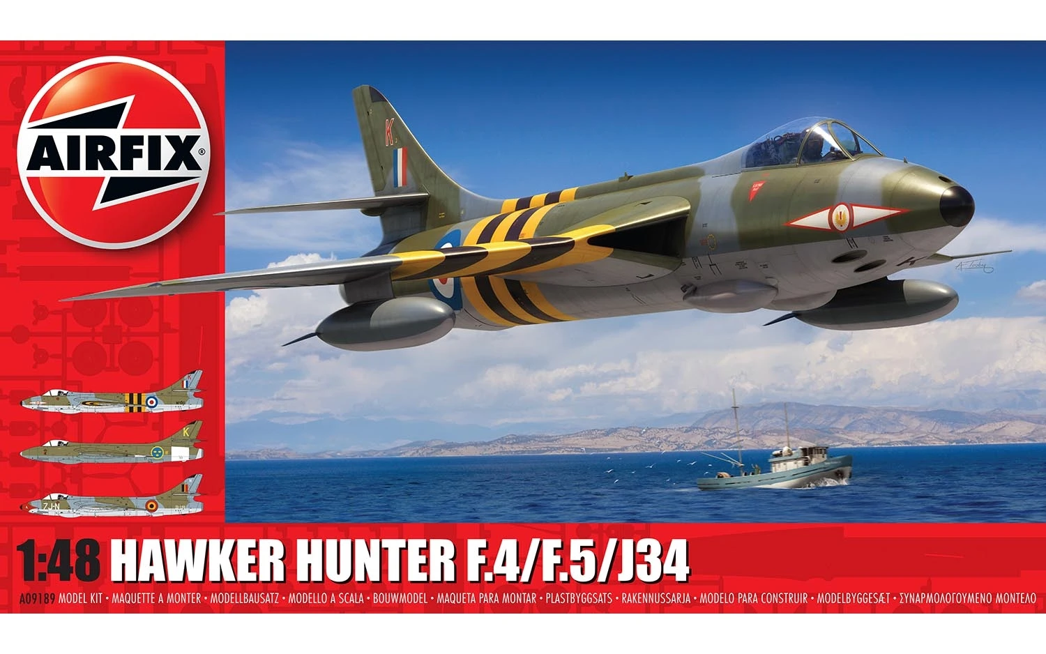 A09189 Airfix Hawker Hunter F.4 / F.5 / J.34 1:48 Scale 8 A09189 Airfix Hawker Hunter F.4 / F.5 / J.34 1:48 Scale - Image 6