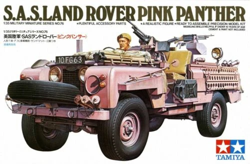 Tamiya 35076 S.A.S Land Rover Pink Panther 1:35 Scale Kit 3 Tamiya 35076 S.A.S Land Rover Pink Panther 1:35 Scale Kit