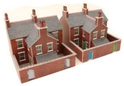 PN103 Metcalfe N Gauge Red Brick Terraced Houses Kit