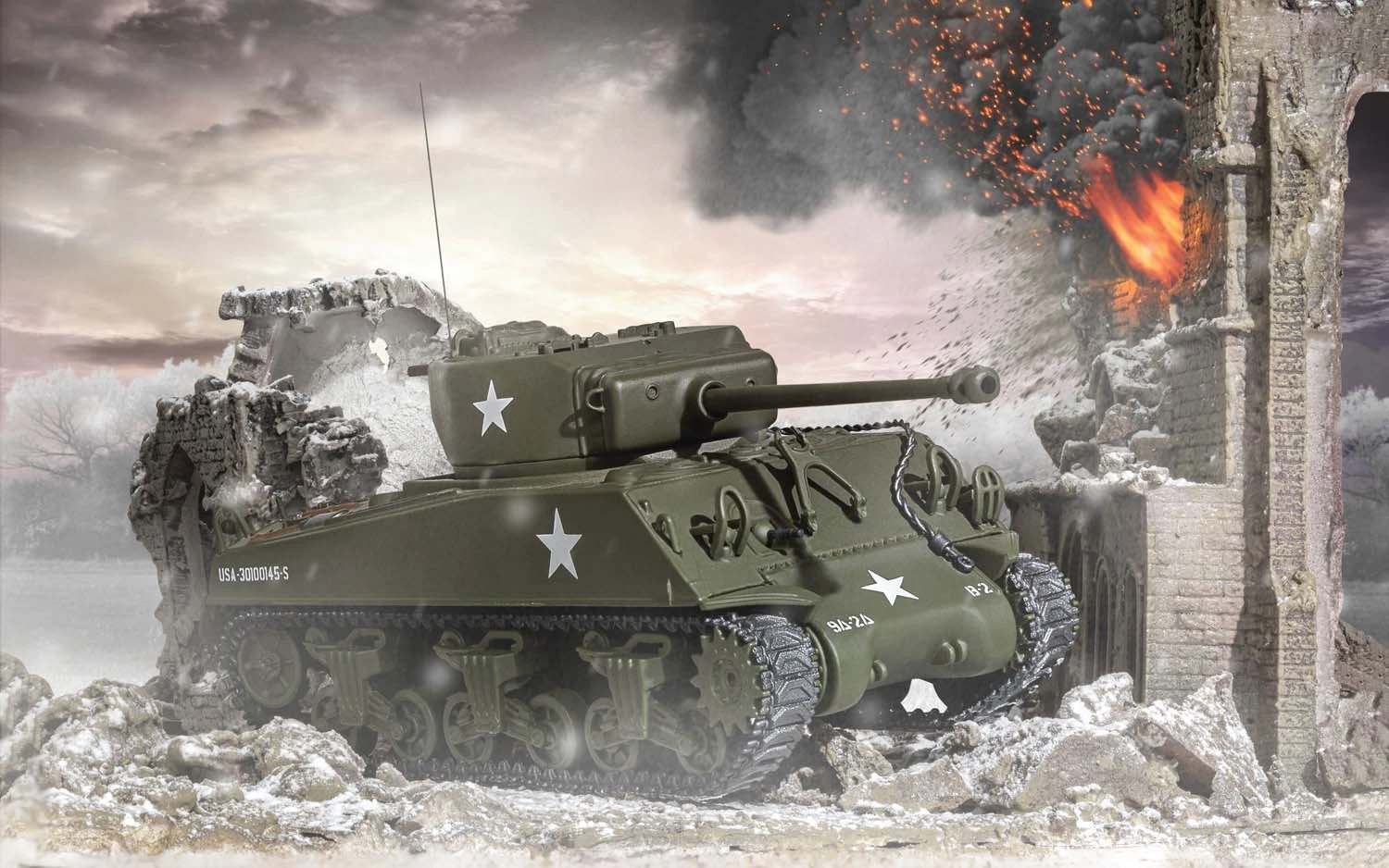 CORGI CC51031 Sherman M4A3 (late) 3 CORGI CC51031 Sherman M4A3 (late)