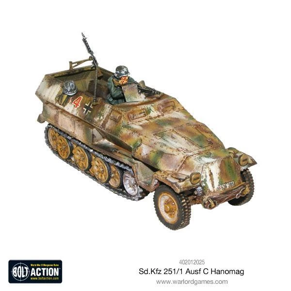 Warlord Games Bolt Action 402012025 β SD.KFZ 251/1 Ausf C Hanomag 1:56 Scale - Image 2