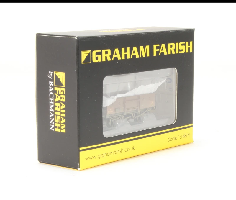 Graham Farish 377-955 13 Ton High Sided Steel Wagon (Chain Pockets) BR Bauxite 6 Graham Farish 377-955 13 Ton High Sided Steel Wagon (Chain Pockets) BR Bauxite - Image 4