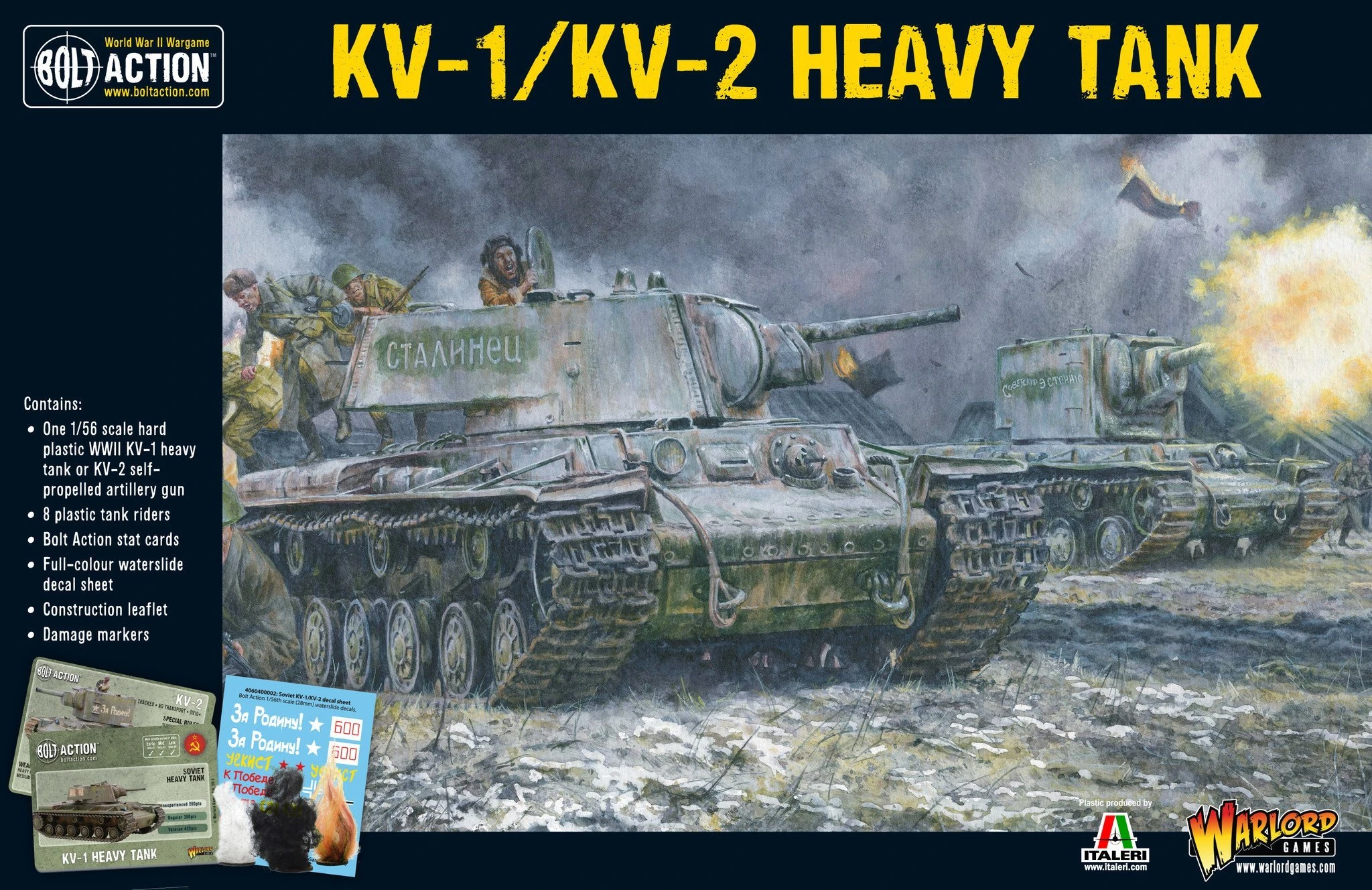 Warlord Games Bolt Action 402014001 – KV-1 / KV – 2 Heavy Tank 1/56 SCALE 3 Warlord Games Bolt Action 402014001 – KV-1 / KV – 2 Heavy Tank 1/56 SCALE - Image 2