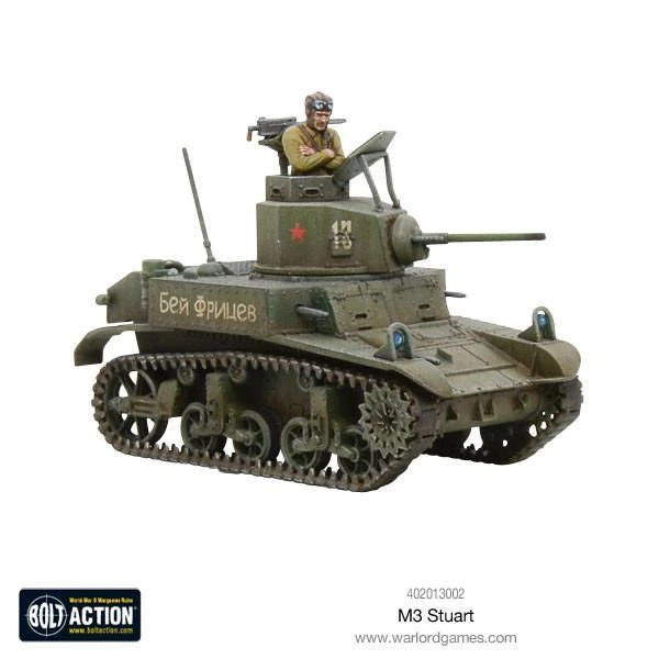 Warlord Games Bolt Action 402013002 – M3 Stuart 1:56 Scale 6 Warlord Games Bolt Action 402013002 – M3 Stuart 1:56 Scale - Image 4
