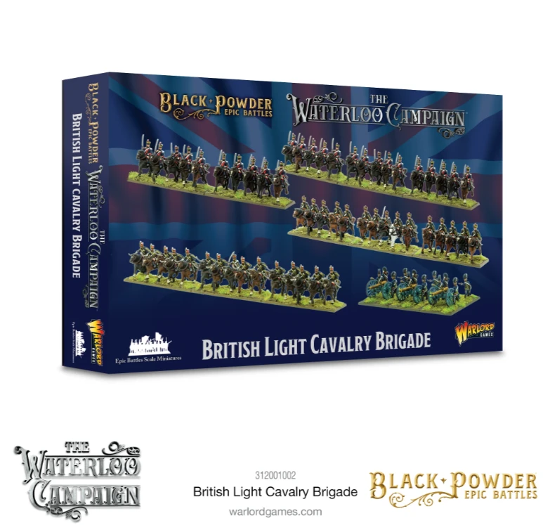 Warlord Games Black Powder Epic Battles: Waterloo β British Light Cavalry Brigade