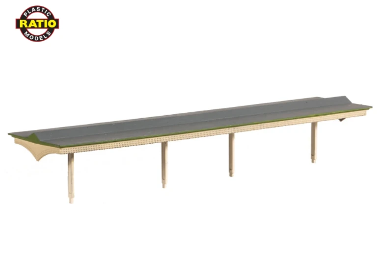 Ratio 225 N Gauge Flat Roof Platform Canopy Kit 3 Ratio 225 N Gauge Flat Roof Platform Canopy Kit