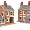 PN116 Metcalfe N Gauge Red Brick Corner Shops Kit 2021 DESIGN