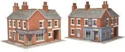 PN116 Metcalfe N Gauge Red Brick Corner Shops Kit 2021 DESIGN
