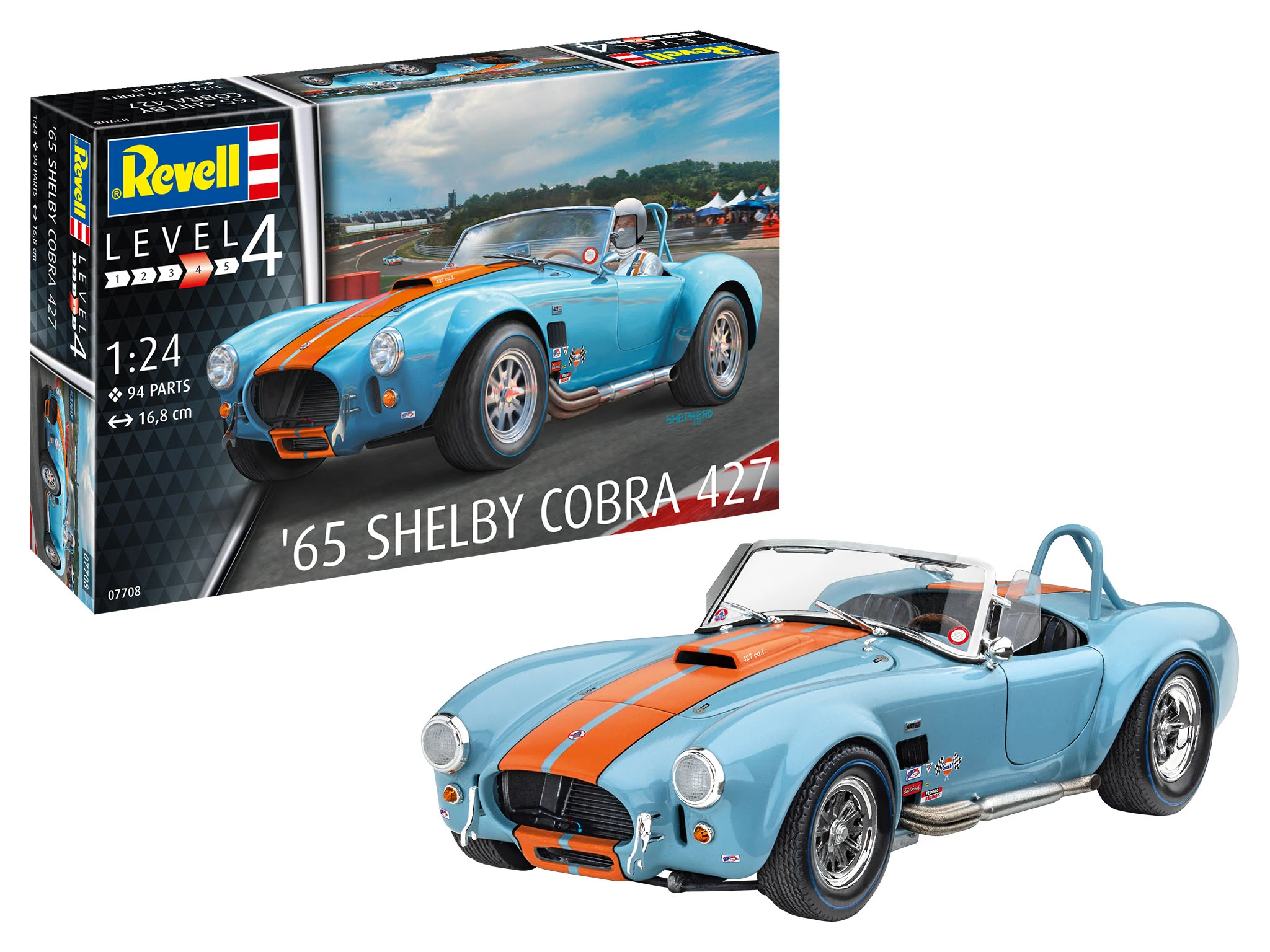 REVELL 07708 65 Shelby Cobra 427 6 REVELL 07708 65 Shelby Cobra 427 - Image 4
