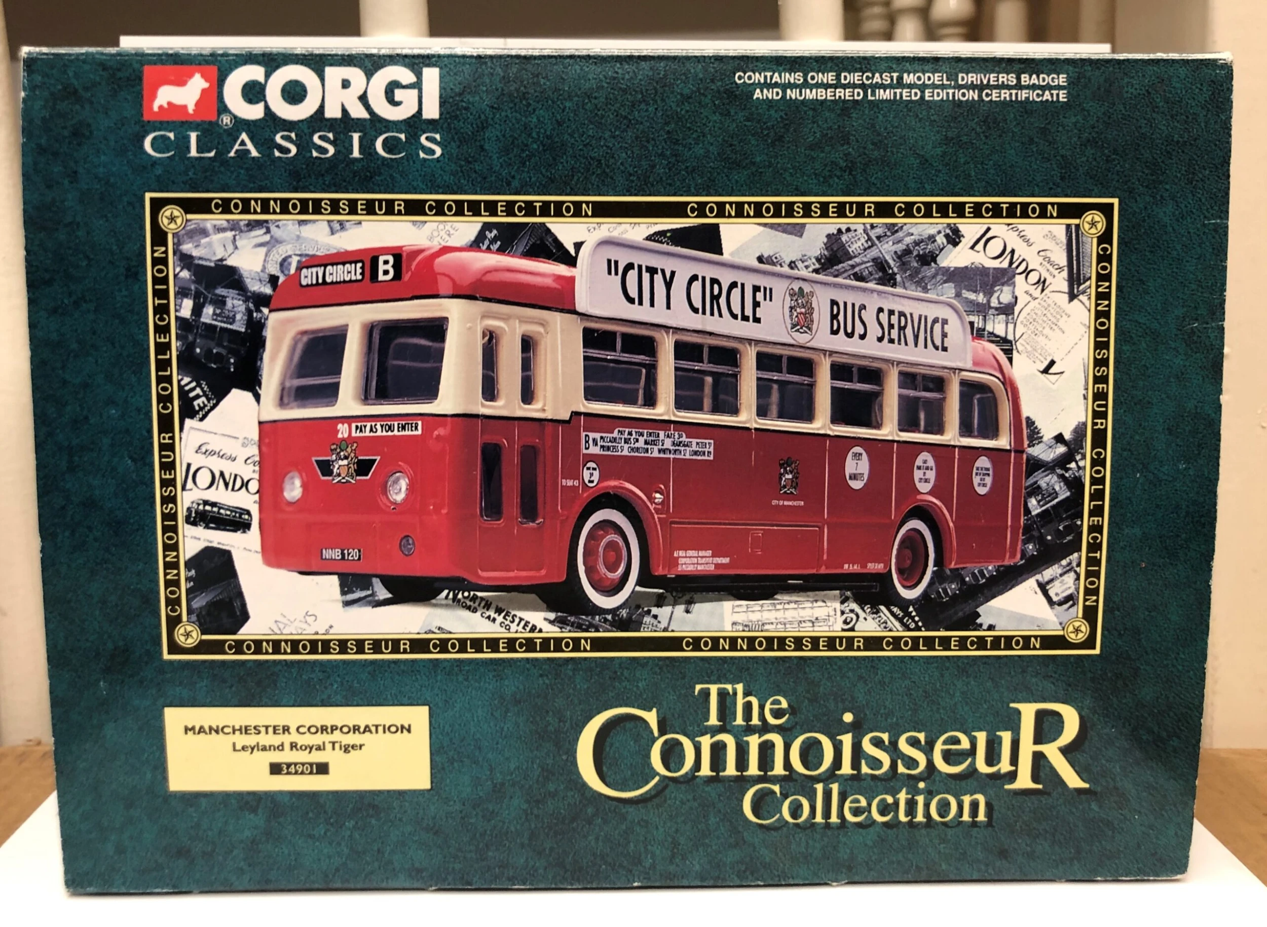 Corgi Classics Manchester Corporation Leyland Royal Tiger 34901 3 Corgi Classics Manchester Corporation Leyland Royal Tiger 34901