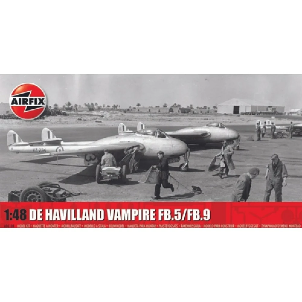 Airfix A06108 De Havilland Vampire FB.5/FB.9 3 Airfix A06108 De Havilland Vampire FB.5/FB.9