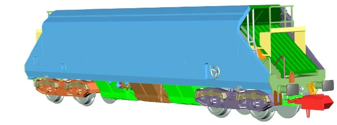DAPOL 2F-050-104 O&K JHA (MIDDLE HOPPER) FOSTER YEOMAN LATE 19361 N GAUGE 3 DAPOL 2F-050-104 O&K JHA (MIDDLE HOPPER) FOSTER YEOMAN LATE 19361 N GAUGE