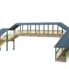 Ratio 248 N Gauge Modular Covered Footbridge Kit -Warlordgames Shop bd65787440efa947649443ea28ff2422
