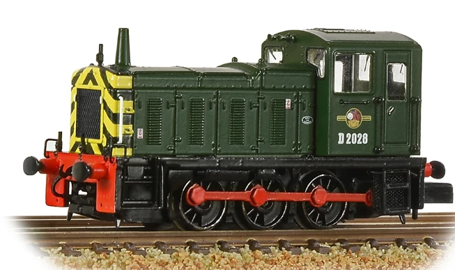 GRAHAM FARISH 371-061A Class 03 D2028 BR Green (Wasp Stripes) 6 GRAHAM FARISH 371-061A Class 03 D2028 BR Green (Wasp Stripes) - Image 4