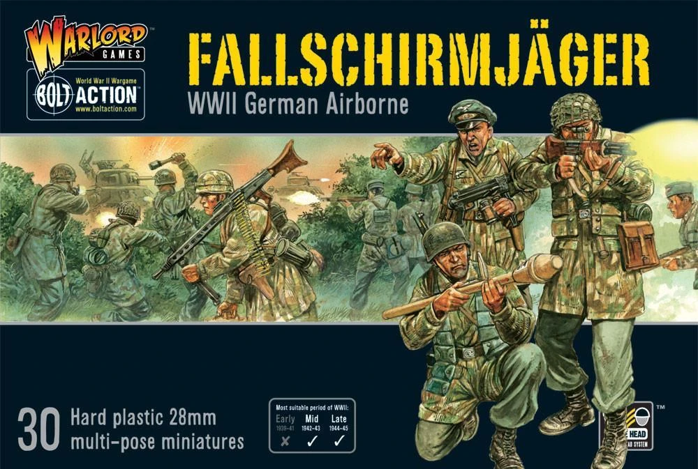 Warlord Games Bolt Action WGB-FJ-02 – Fallschrimjager Infantry 4 Warlord Games Bolt Action WGB-FJ-02 – Fallschrimjager Infantry - Image 2