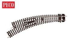 PECO ST-45 Curved Turnout, Left Hand