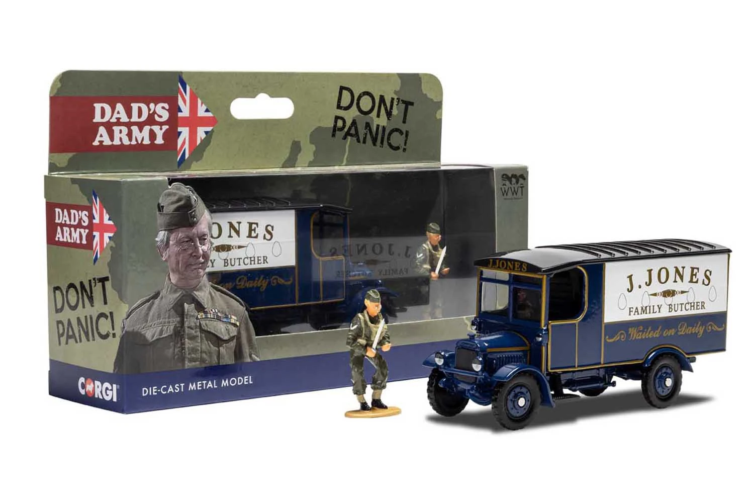 Corgi CC09003 Dad’s Army J. Jones Thornycroft Van & Mr Jones Figurine 3 Corgi CC09003 Dad’s Army J. Jones Thornycroft Van & Mr Jones Figurine
