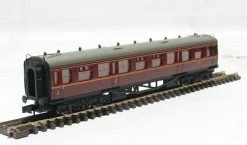 DAPOL NC-027B N GAUGE Collett Composite Coach W7034 In BR Maroon