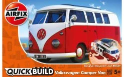 J6017 Airfix QUICKBUILD VW Camper Van Red