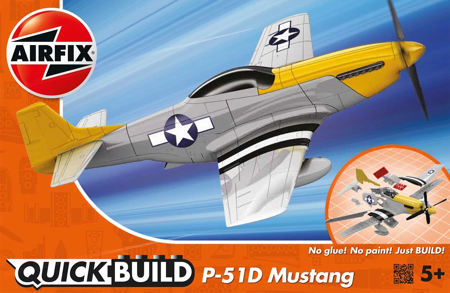 J6016 Airfix QUICKBUILD P-51D Mustang 3 J6016 Airfix QUICKBUILD P-51D Mustang