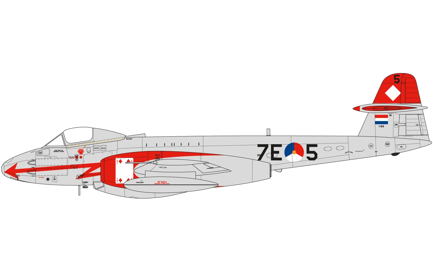 A09184 Airfix Gloster Meteor F8 Korea 1:48 Scale 9 A09184 Airfix Gloster Meteor F8 Korea 1:48 Scale - Image 7