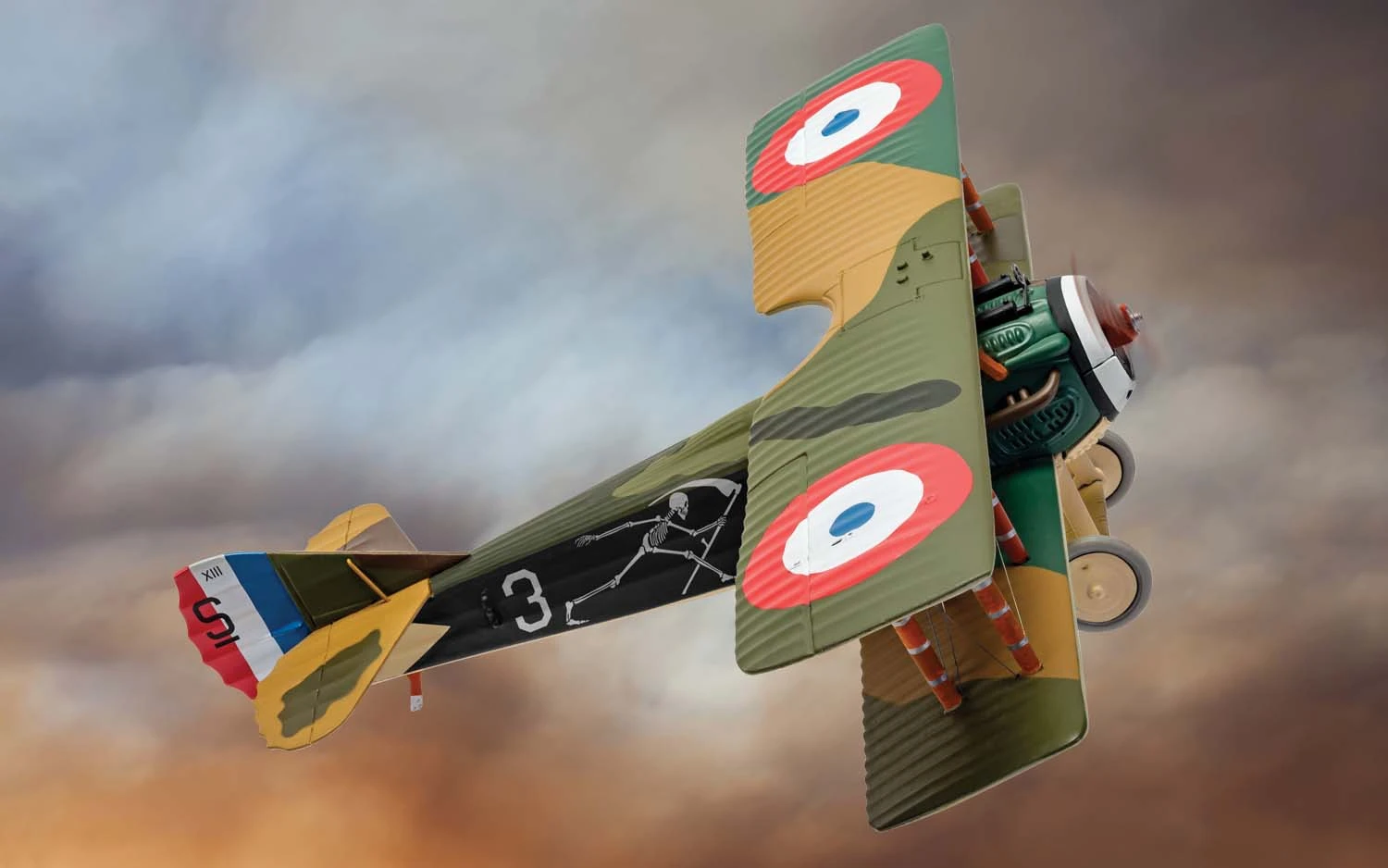 Corgi AA37909 Spad XIII ‘White 3’ – ‘The Reapers’ 3 Corgi AA37909 Spad XIII ‘White 3’ – ‘The Reapers’