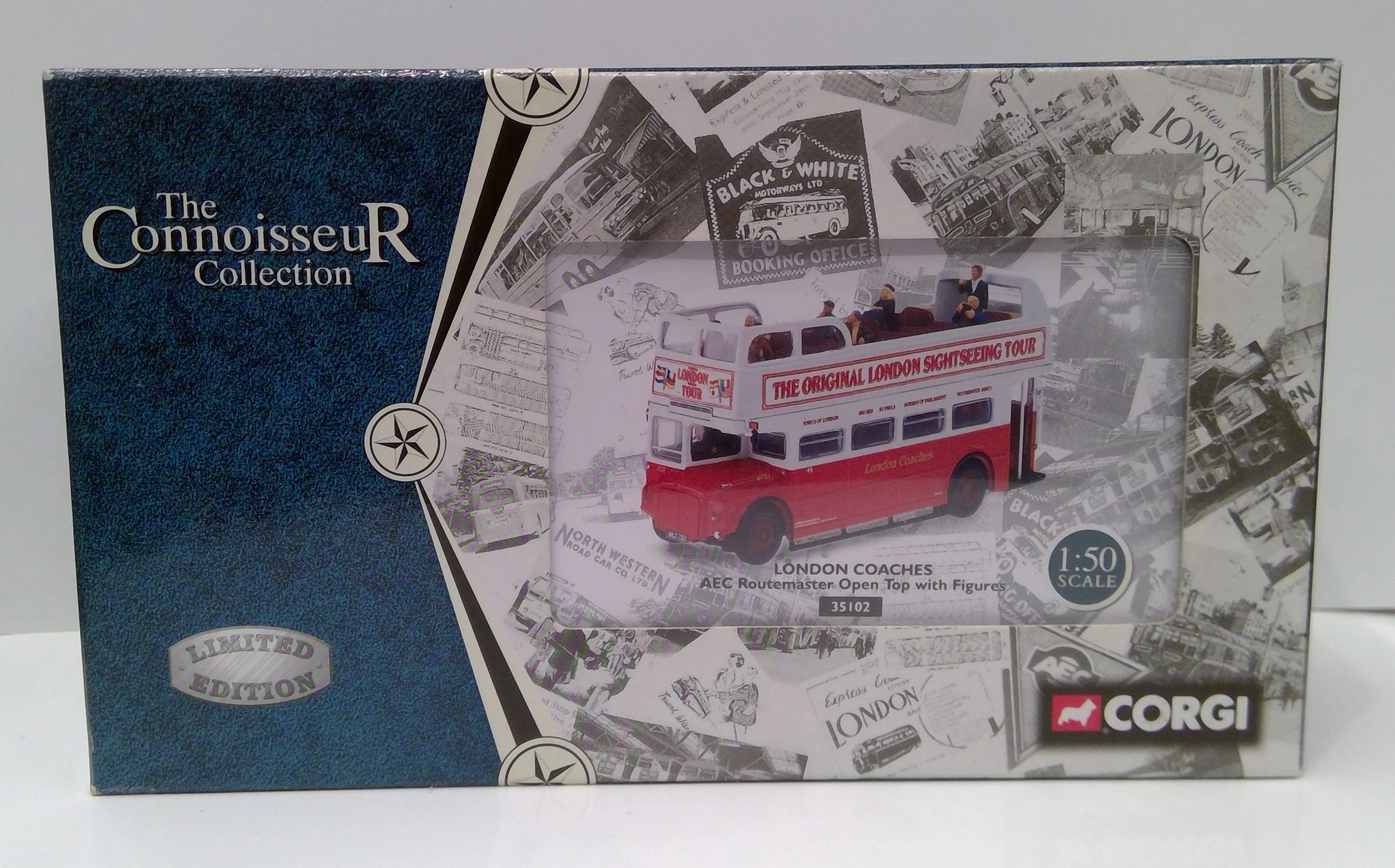 Corgi The Connoisseur Collection London Coaches AEC Routemaster Open Top With Figures 1:50 3 Corgi The Connoisseur Collection London Coaches AEC Routemaster Open Top With Figures 1:50