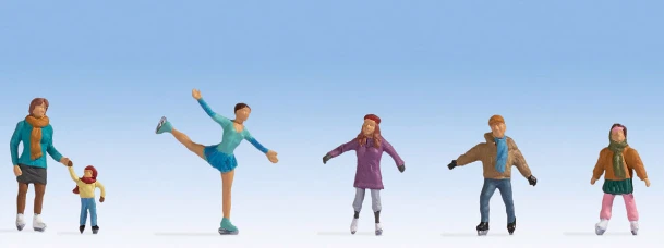 NOCH 36824 ICE SKATERS (6) FIGURE SET N GAUGE 3 NOCH 36824 ICE SKATERS (6) FIGURE SET N GAUGE