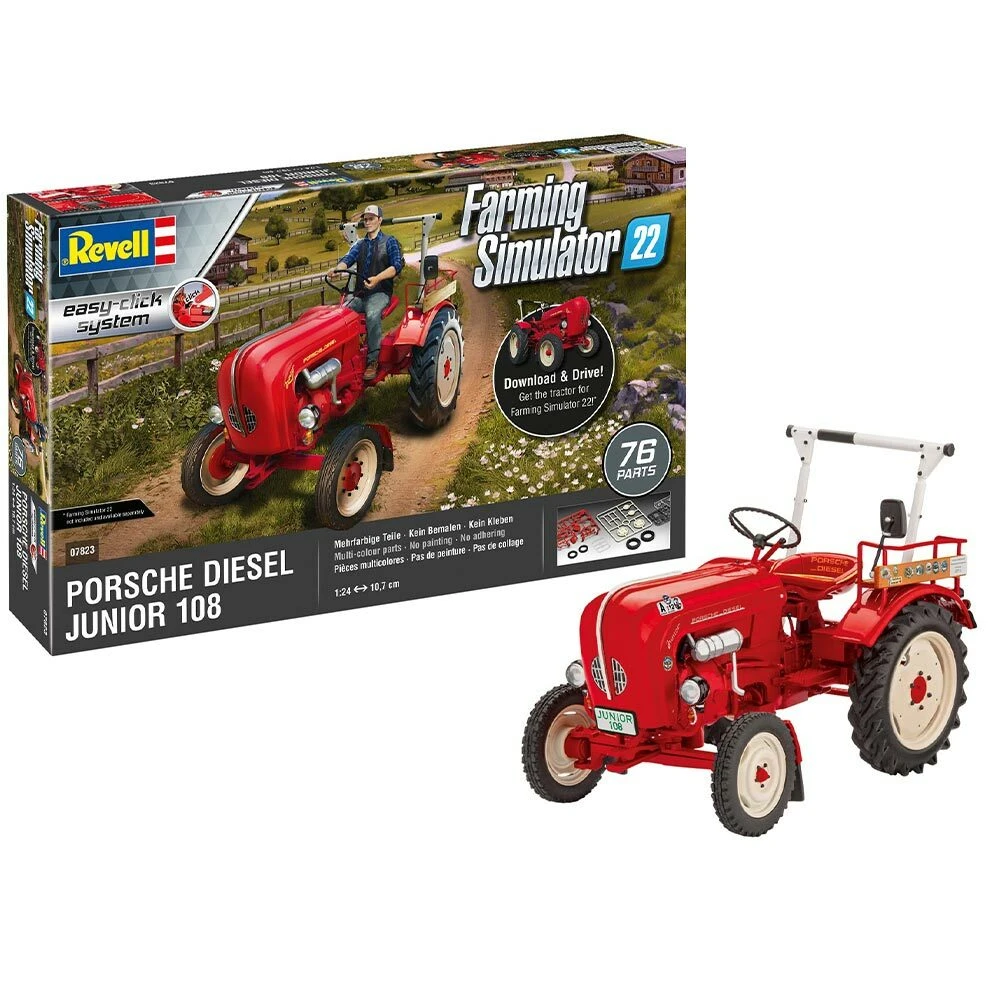Revell 07823 Porsche Junior 108 – “Farming Simulator” Edition 1:24 Plastic Model Kit 3 Revell 07823 Porsche Junior 108 – “Farming Simulator” Edition 1:24 Plastic Model Kit