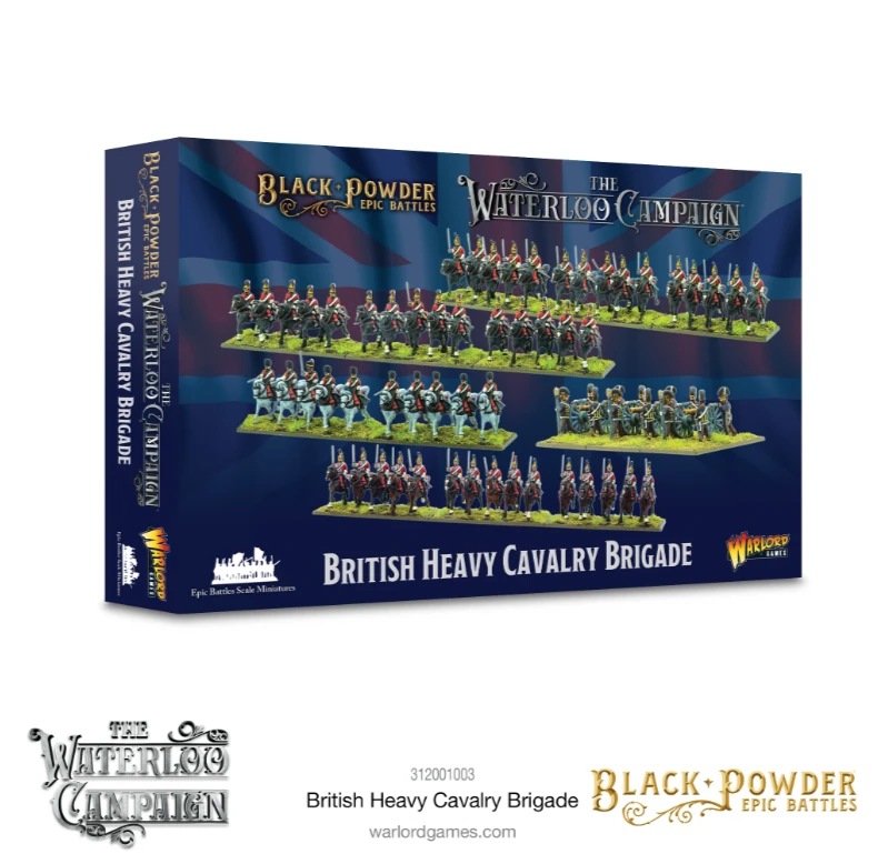 Warlord Games Black Powder Epic Battles: Waterloo – British Heavy Cavalry Brigade 4 Warlord Games Black Powder Epic Battles: Waterloo – British Heavy Cavalry Brigade - Image 2
