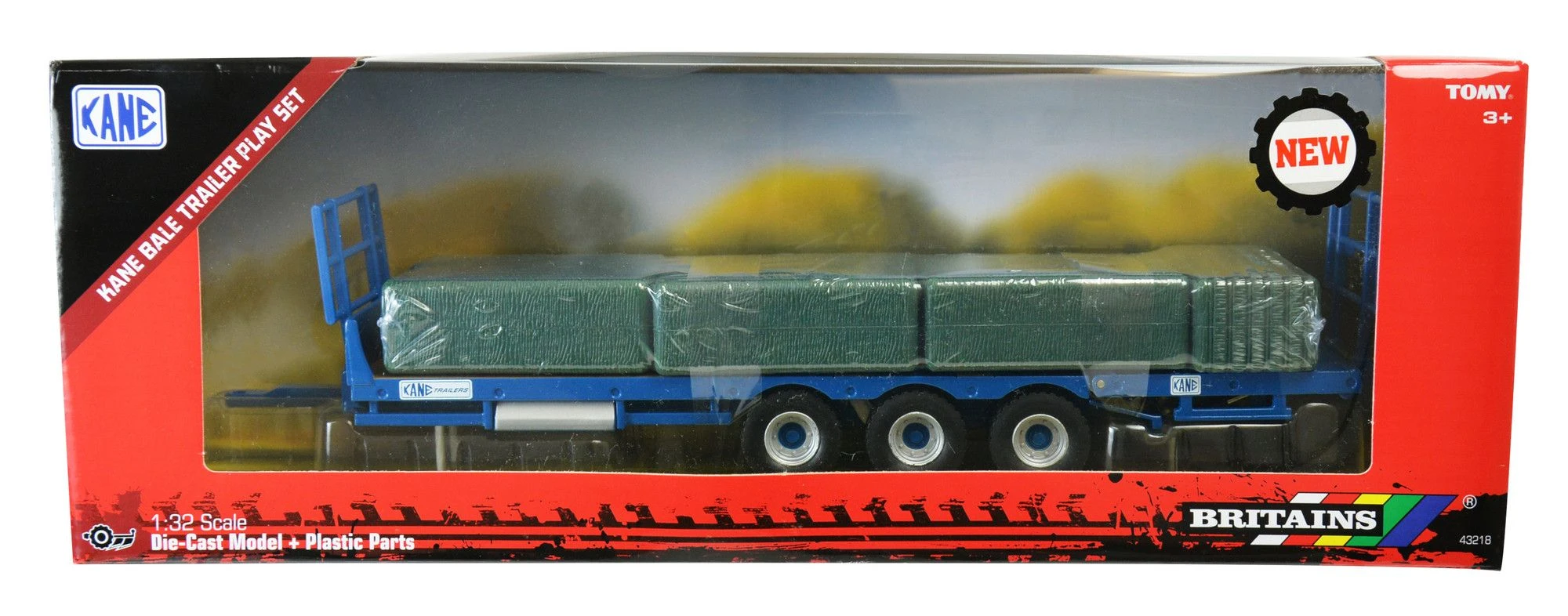 BRITAINS 43218 1/32 Kane Bale Trailer Set - Image 2