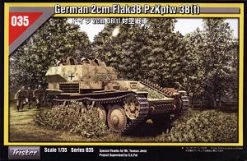 Tristar 35035 German 2cm Flak38 PzKpfw 38(t) 1:35 Scale Kit